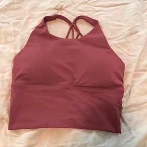 DAE maroon sports bra